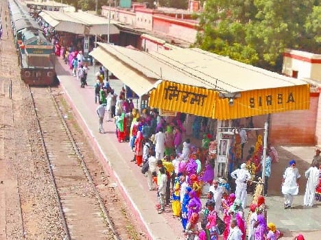 Passenger trains ran again